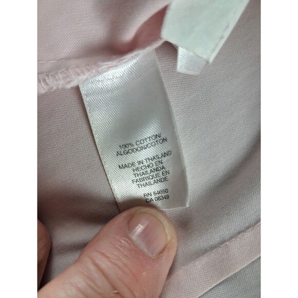 🩷Jones New York Collection Women’s Non-Iron Blouse Pink Size 10 Long Sleeve - Picture 6 of 11